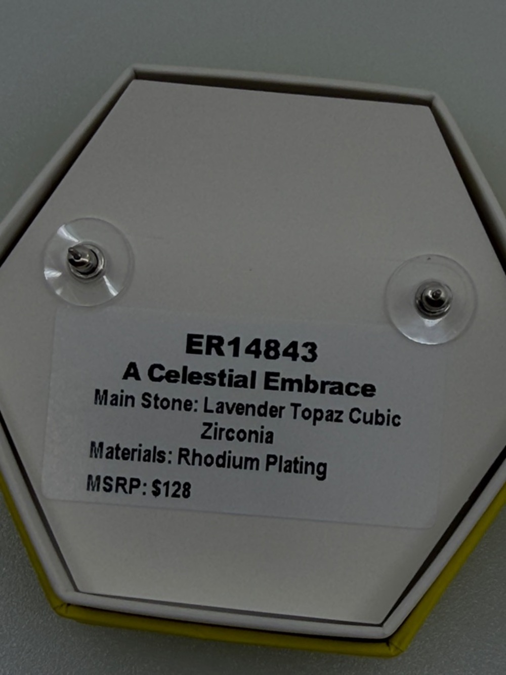 Bomb Part OG Earrings - Rhodium - Picture 3 of 3